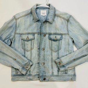 American Eagle Outfitters Denim Jacket Light Blue